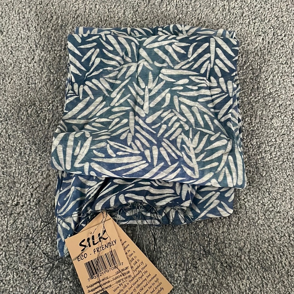 Fleur’s Silk Scarf- NWT!